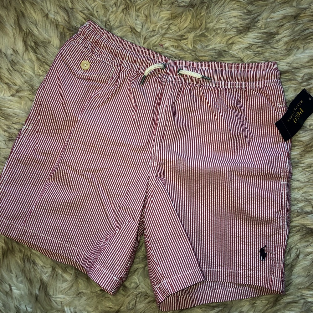 NEW Boys POLO RALPH LAUREN swim trunks Med 10-12